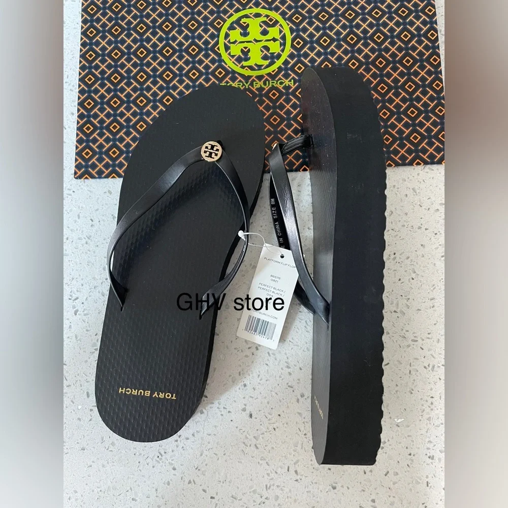 Tory Burch platform flip flops